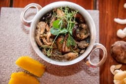 vegan Mushroom Escargot With Funchi 